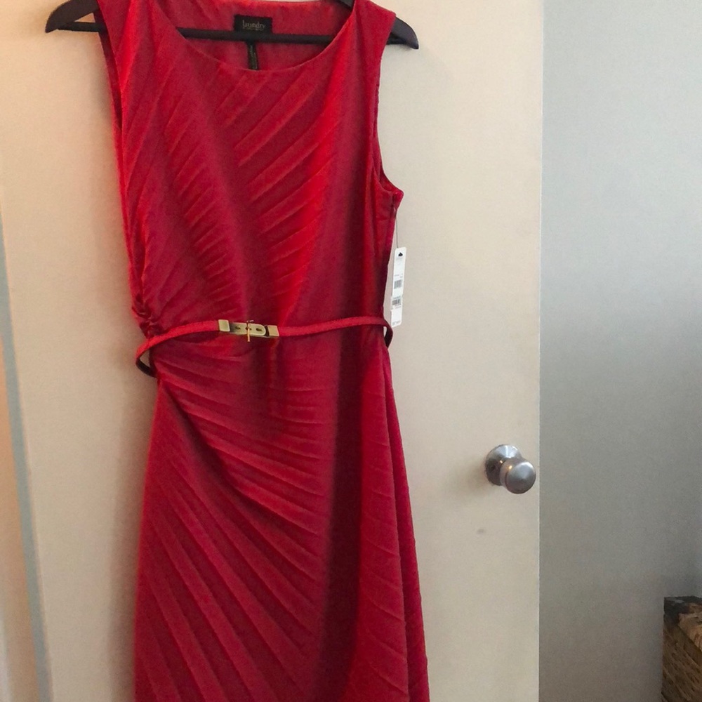 Laundry by Shelli Segal Sleeveless Red dress